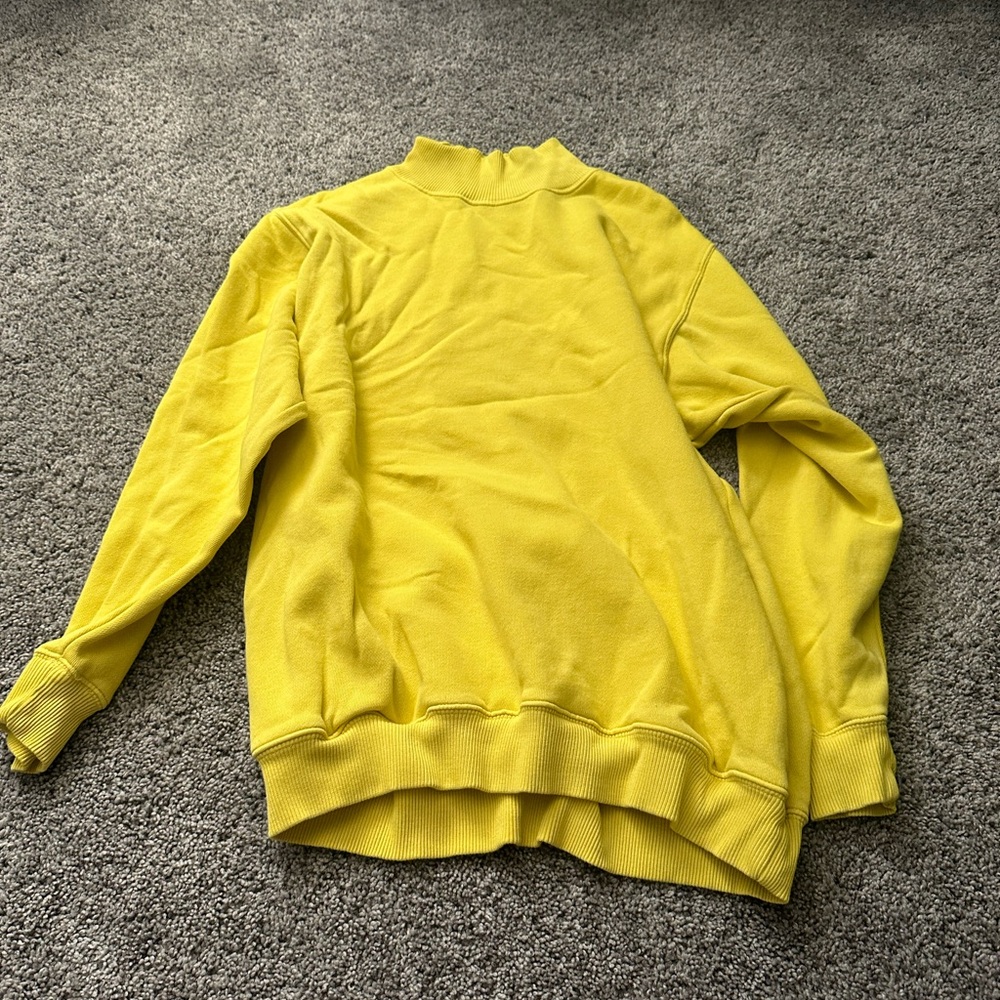 Aerie Yellow Crew neck sweatshirt pullover